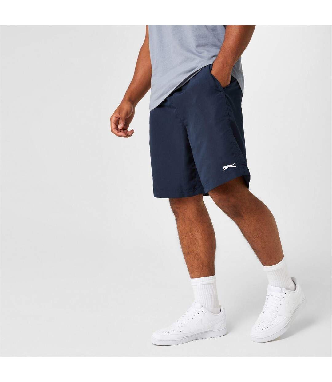 Short Motif/style Logo Homme Bleu Marine Slazenger-4