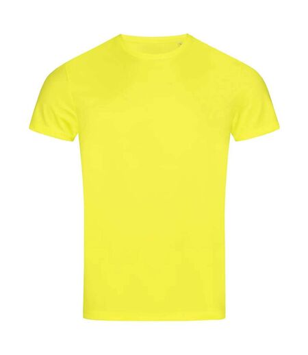 T-shirt de sport active homme jaune Stedman