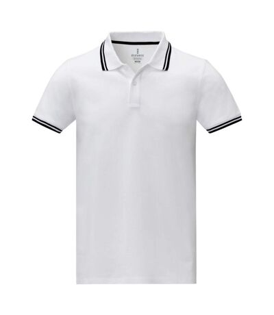 Elevate Mens Amarago Short-Sleeved Polo Shirt (White) - UTPF3837
