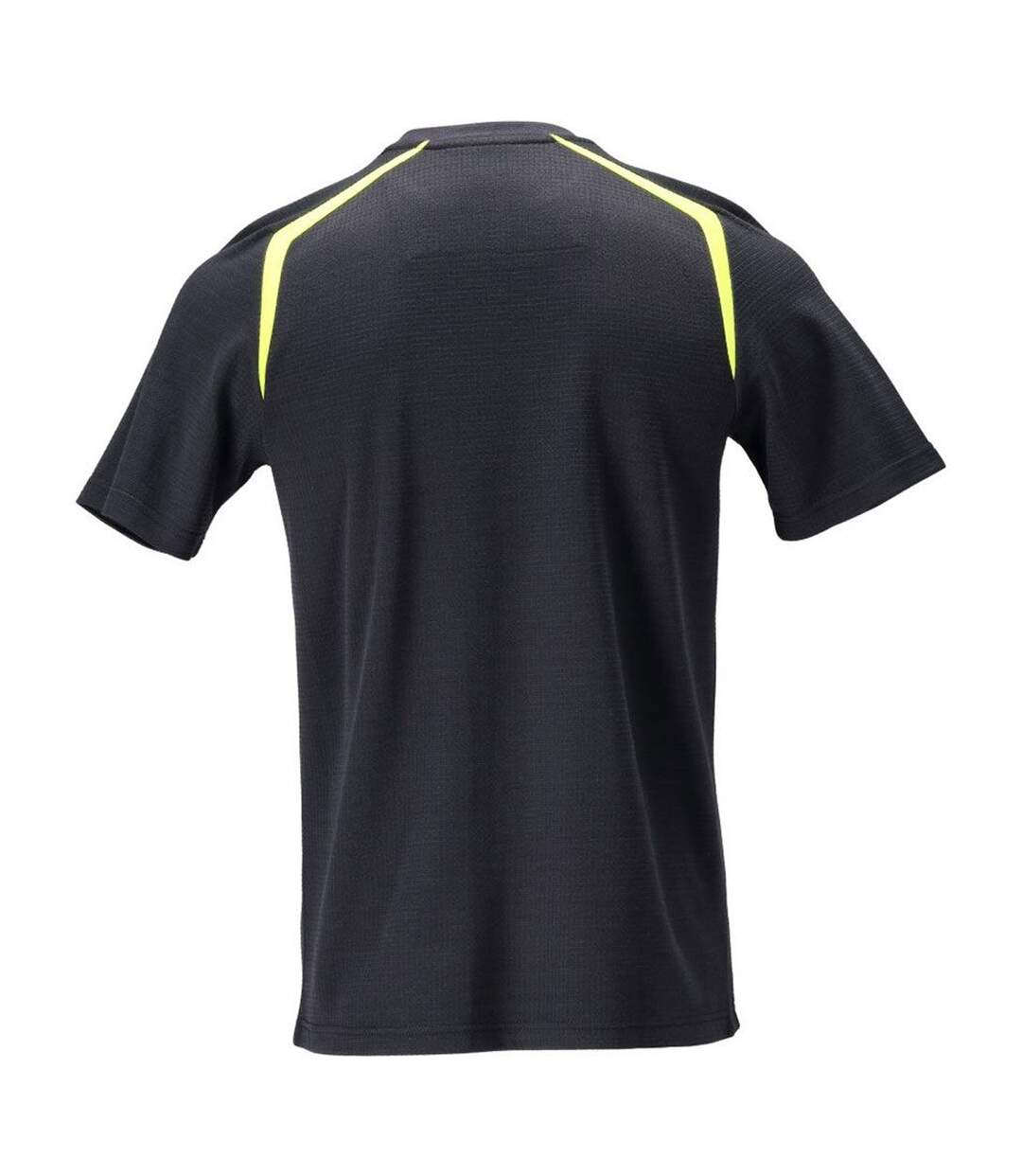 T-shirt Accelerate Multisafe Homme Bleu Marine Foncé Jaune Fluo Mascot-2