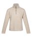 Mens Lanchester Marl Quarter Zip Fleece Top Gold Sand Regatta-1
