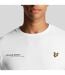 T-shirt Manches Longues Motif Imprimé Co-ordinate Homme Blanc Lyle & Scott-4