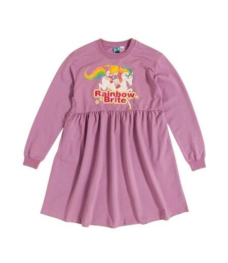 Robe À Smocks Jumping Pour Femmes/femmes Violet Clair Rainbow Brite