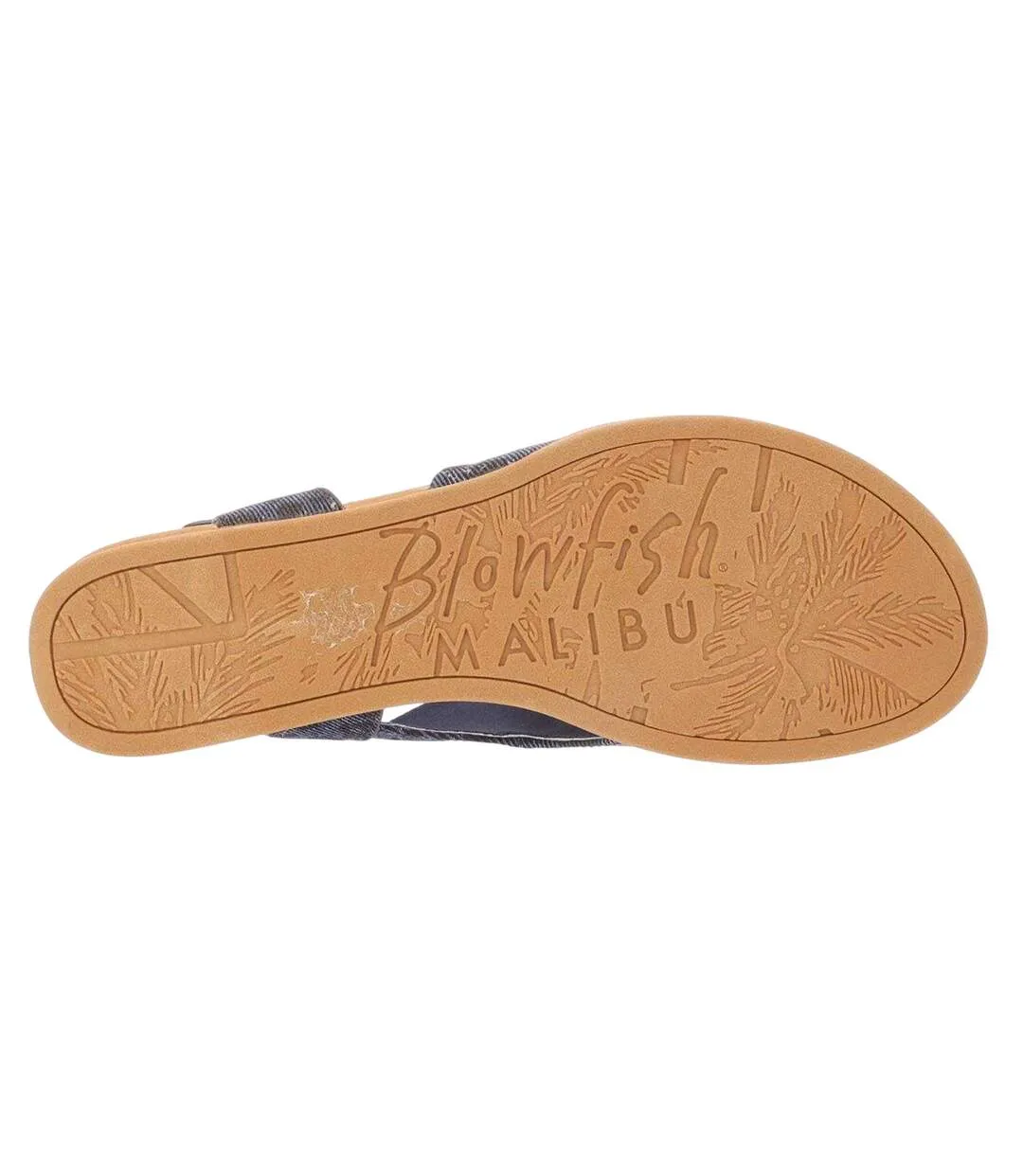 Sandales Motif/style Imprimé Léopard Ardice Femme Bleu Denim Blowfish Malibu-3