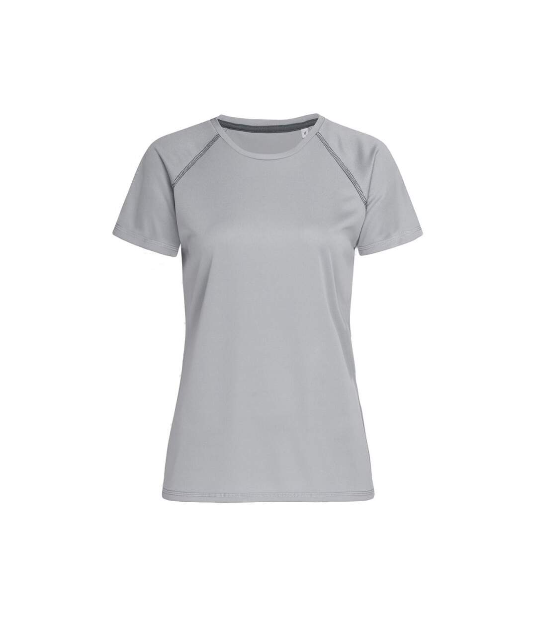 T-shirt Active Team Femme Gris Argenté Stedman-1