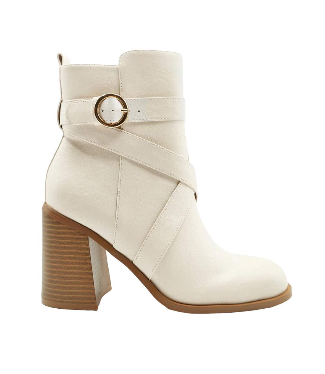 Bottines aislinn femme blanc cassé Where´s That From-1