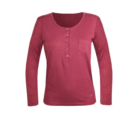 Tee-shirt MAYFLOWER CLOE1B manches longues : confort coton flammé et style authentique