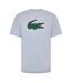 T-shirt Motif/style Imprimé Crocodile Homme Argenté Vert Lacoste-1