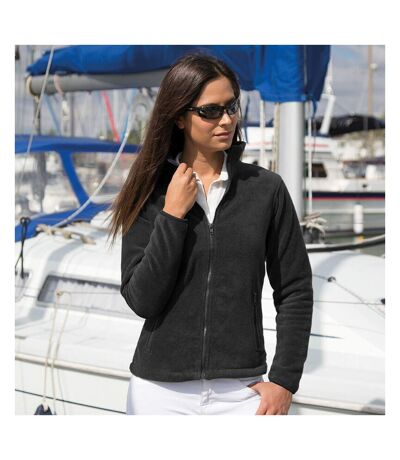 Result Womens/Ladies Core Fashion Fit Fleece Top (Black) - UTBC3042