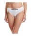 Womens/ladies Modern Flex Stretch Thong White Adidas-2