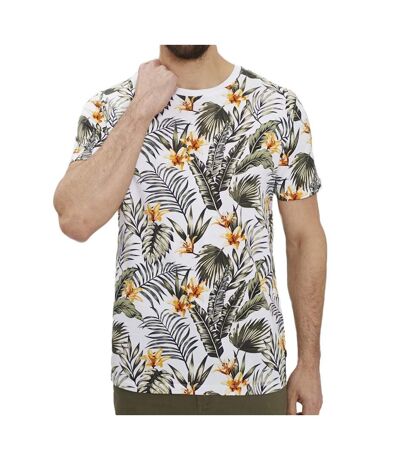 T-shirt Blanc imprimés Homme Jack & Jones Tropic - L