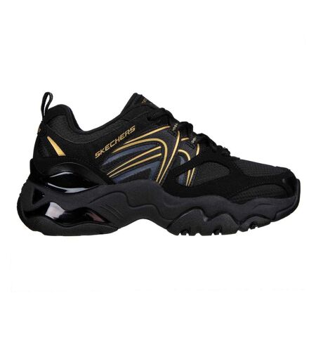 Womens/ladies Dlites 3.0 Air Trainers Black Skechers