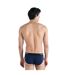Lot De 3  Slips Motif/style Logo Homme Bleu Marine Hugo-3