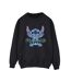 Disney - Sweat LILO AND STITCH OHANA BLUE GLITCH - Femme (Noir) - UTBI22848-1