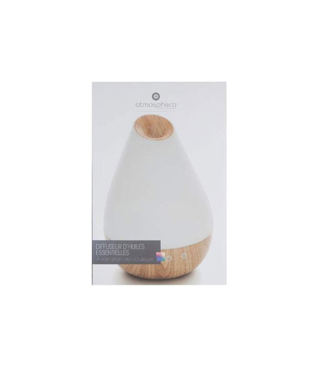 Diffuseur d'Huiles Essentielles LED Arlie 22cm Blanc