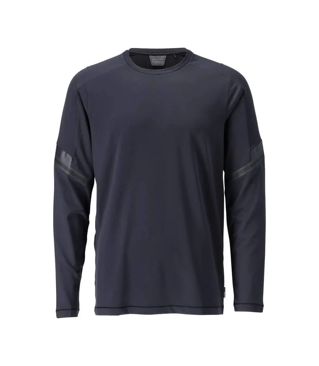 T-shirt Manches Longues Customised Homme Bleu Marine Foncé Mascot-1