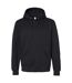 Unisex Adult Eco Premium Hoodie Black Ink Jerzees-2