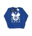 Disney Pantalon de survêtement Mickey Mouse Christmas Silhouette - Femmes/Ladies (Bleu royal) - UTBI8460-1