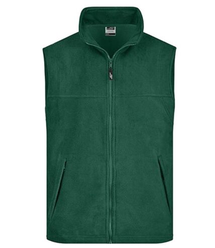 Gilet sans manches bodywarmer polaire homme - JN045 - vert foncé