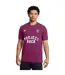 T-shirt Project Rock Homme Violet Under Armour-4