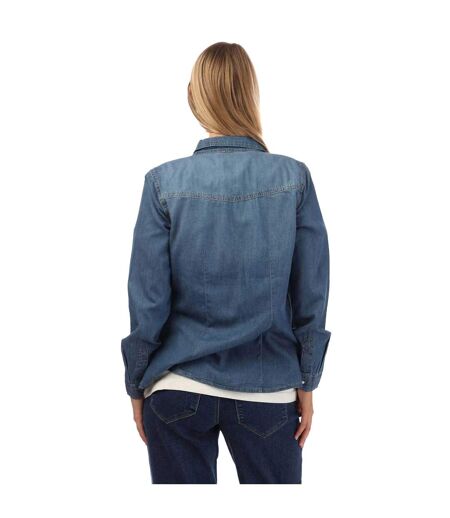 Womens/ladies Alexa Denim Shirt Denim Only