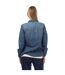 Womens/ladies Alexa Denim Shirt Denim Only-2