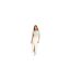 Polo Motif/style Court Femme Écru Tommy Jeans-1