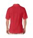 Mens classic dryblend polo shirt red Gildan