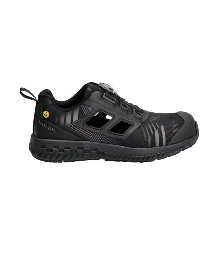 Mens Logo Safety Shoes Black Mascot