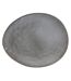 Lot de 6 Assiettes Plates Au Grès 27cm Gris-1