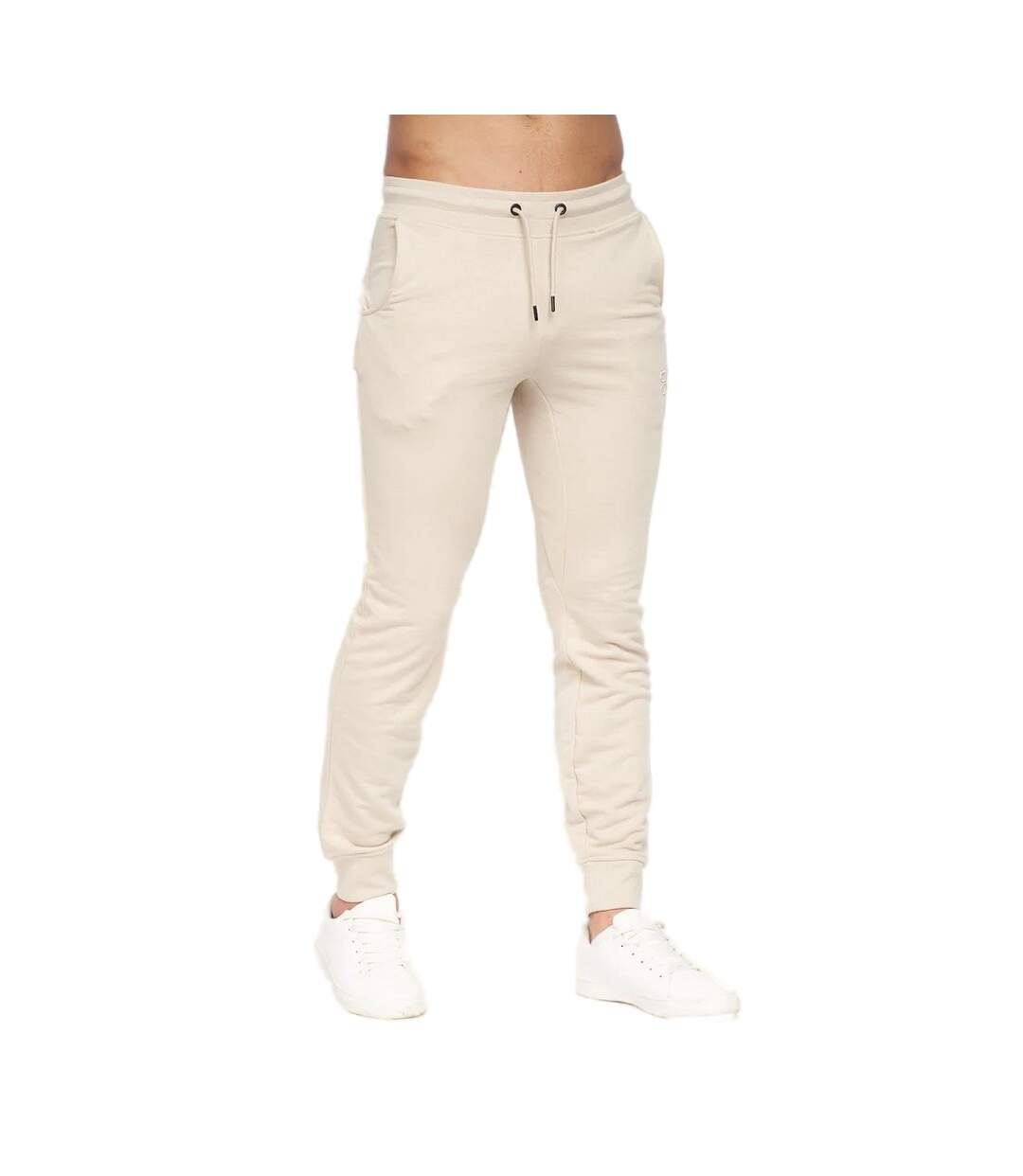 Crosshatch Mens Karmon Sweatpants (Stone)