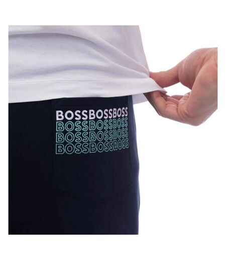 Mens Hadiko 1 Tracksuit Bottoms Dark Blue Boss