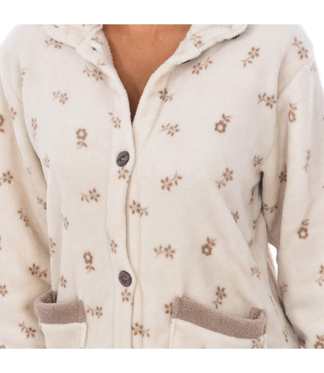 Maribel winter robe with button closure 41813 woman-2