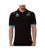 Polo noir homme kappa adlam - s-1