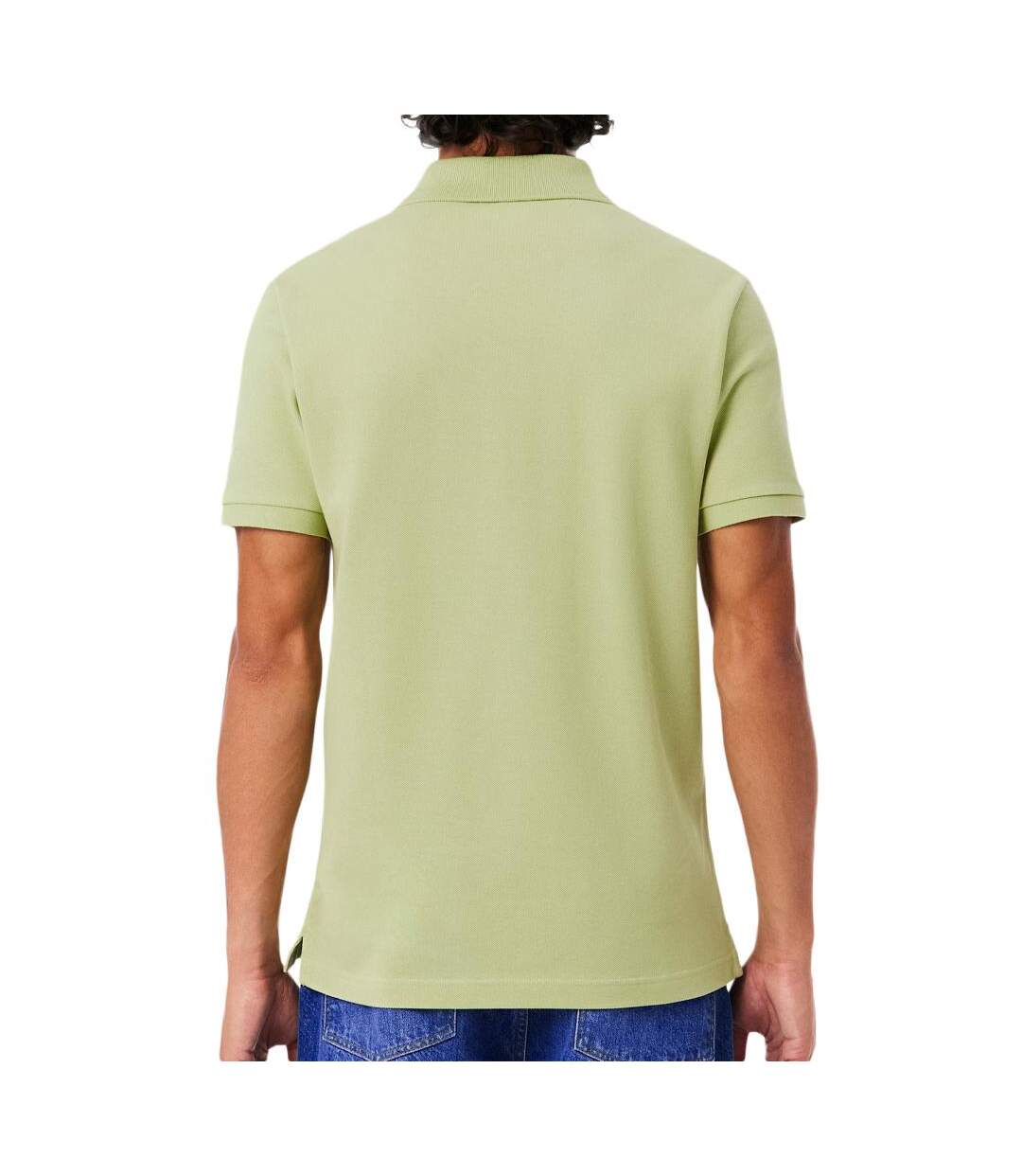 Polo vert homme lacoste  slim fit petit-2