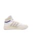 Baskets blanches/grises/bleu homme adidas hoops-2