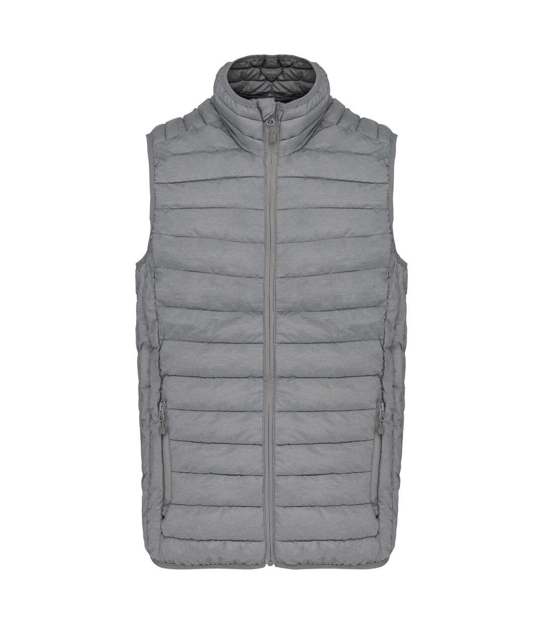 Doudoune légère sans manches homme - K6113 - gris argent