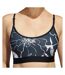 Brassière Imprimé Noir/Blanc Femme Adidas Floral - L A-C