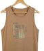 Débardeur homme Challenger SIG1 camel marron imprimé — Confort pur coton jersey-2