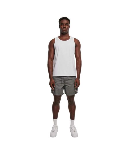 Mens Basic Tank Top Blanc Build Your Brand