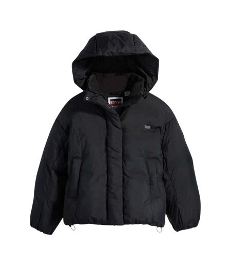 Womens/ladies Hooded Oversized Puffer Jacket Caviar Levis