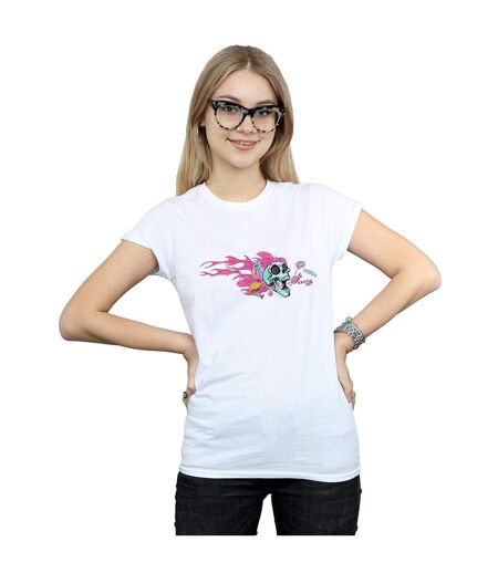 Disney T-shirt en coton Womens/Ladies Wreck It Ralph Candy Skull (Blanc) - UTBI44941