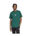 Mens Pizza Cotton T-shirt Green Adidas-4