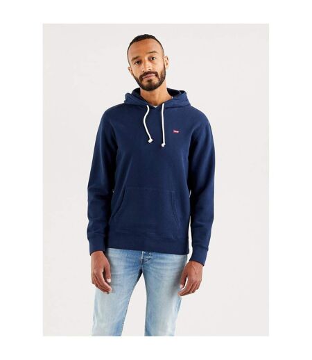 Sweat À Capuche Homme Bleu Marine Levis