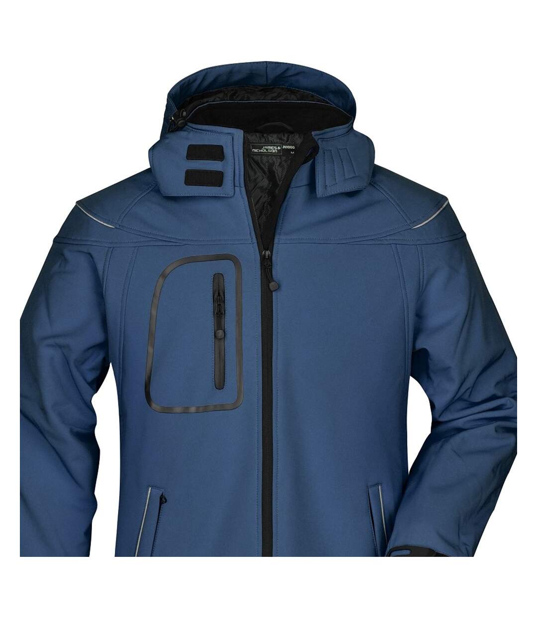 Veste Softshell Homme Bleu Marine James And Nicholson-2