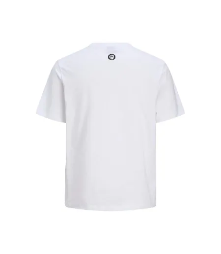 Mens Logo Cotton Regular T-shirt Bright White UFC