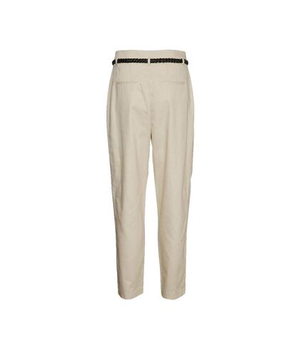 Pantalon Écru Femme Vero Moda Katie - 36