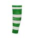 Mens hooped sock leg emerald/white Umbro-3