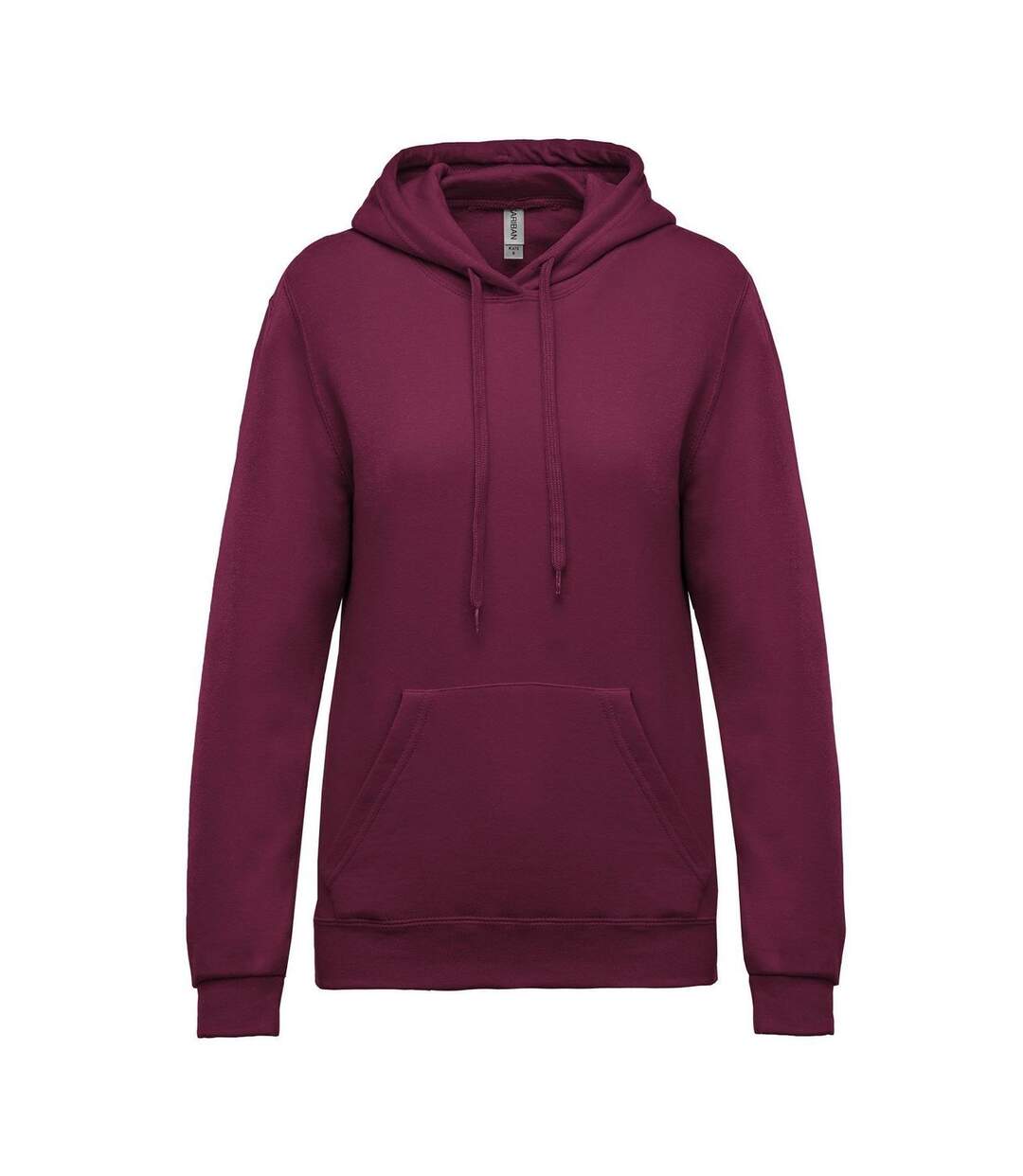 Sweat-shirt à capuche - Femme - K473 - rouge vin-2