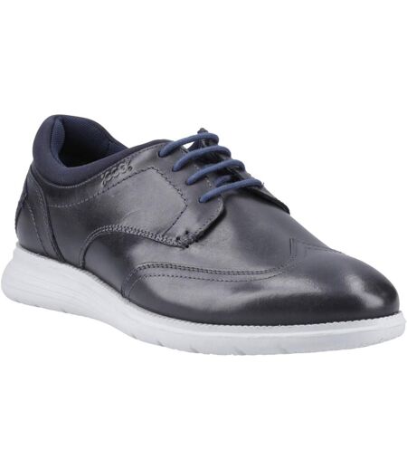 Mens vantage leather oxford shoes navy POD